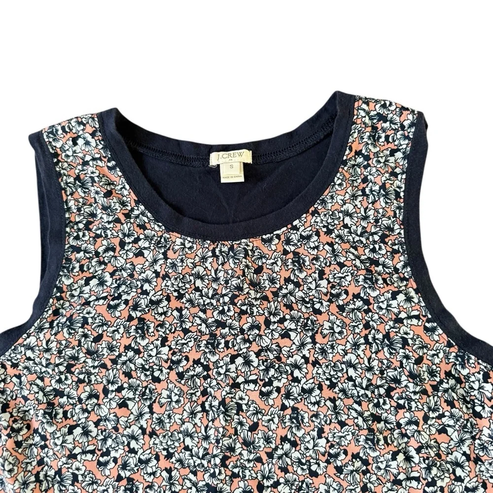 J. Crew Multicolor Patterned Tank Top - Picture 2 of 3